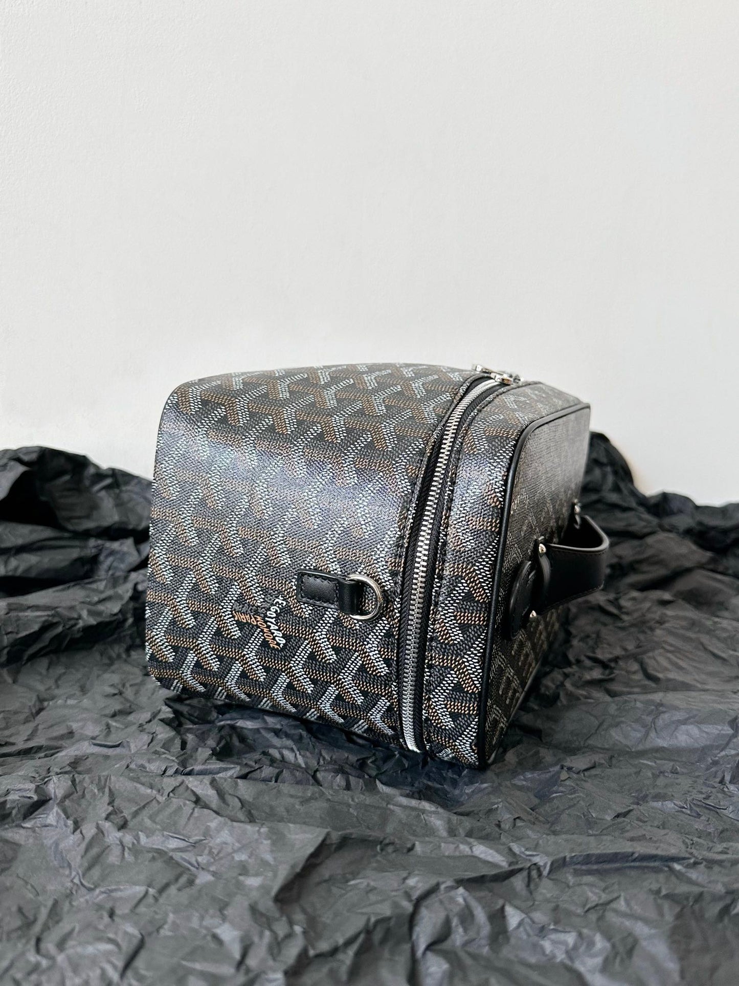 Trousse de maquillage Goya 20 cm en toile noire