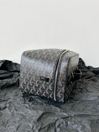 Trousse de maquillage Goya 20 cm en toile noire