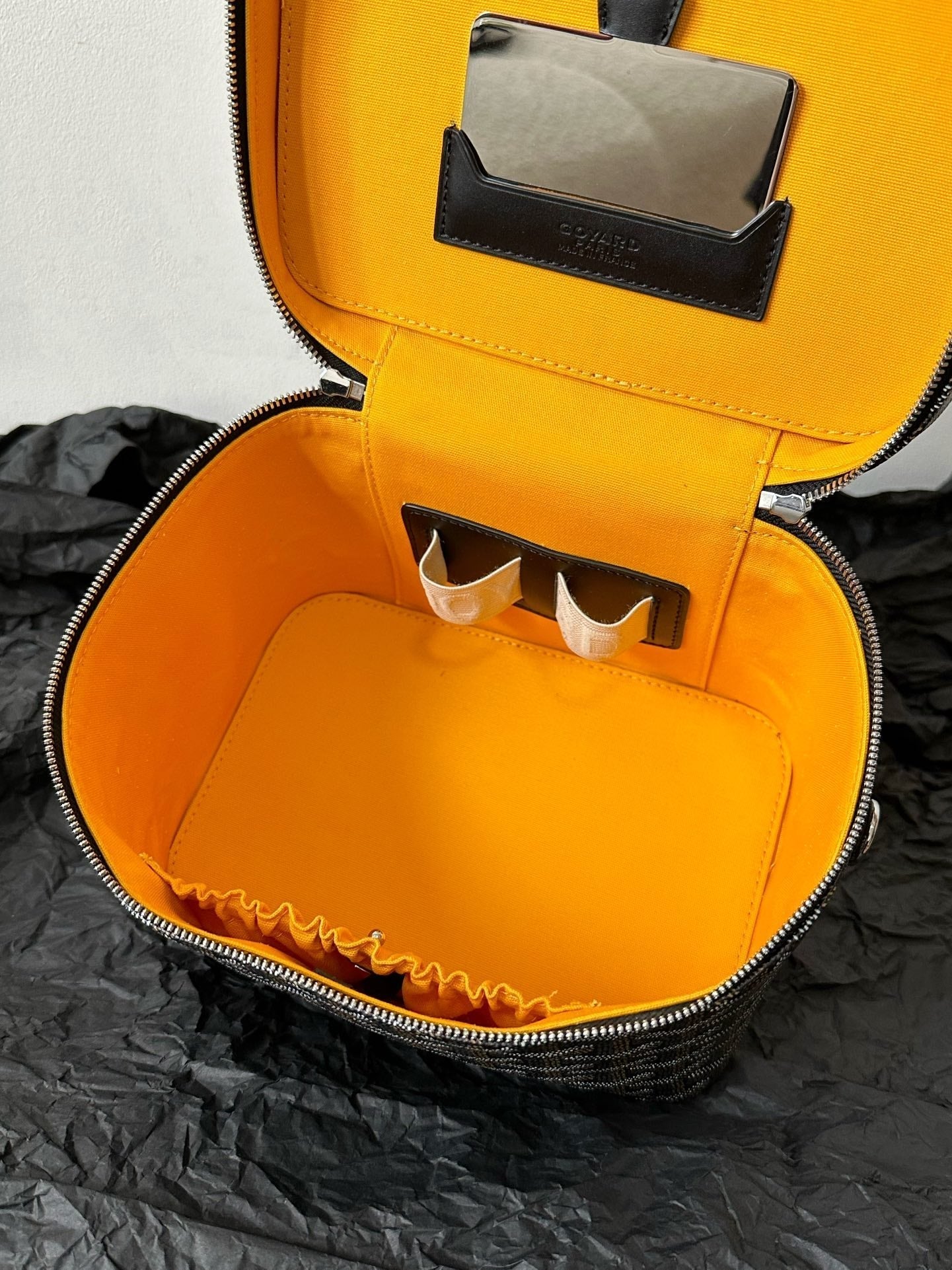 Trousse de maquillage Goya 20 cm en toile noire