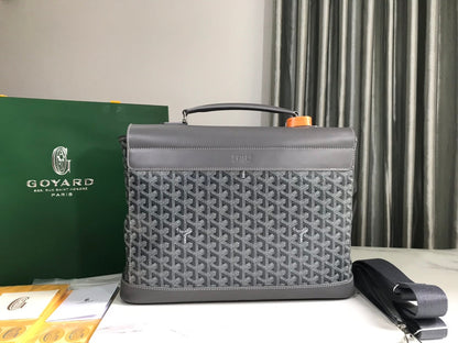 SAC GOYARD CITADIN 38CM TOILE GRIS