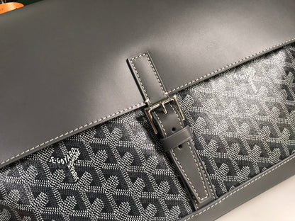 SAC GOYARD CITADIN 38CM TOILE GRIS