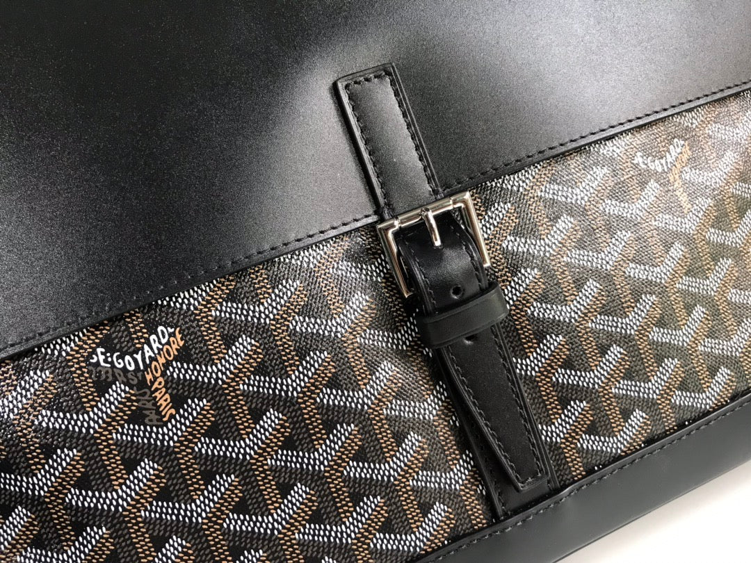 ゴヤール シタダン バッグ 38CM ブラック キャンバス