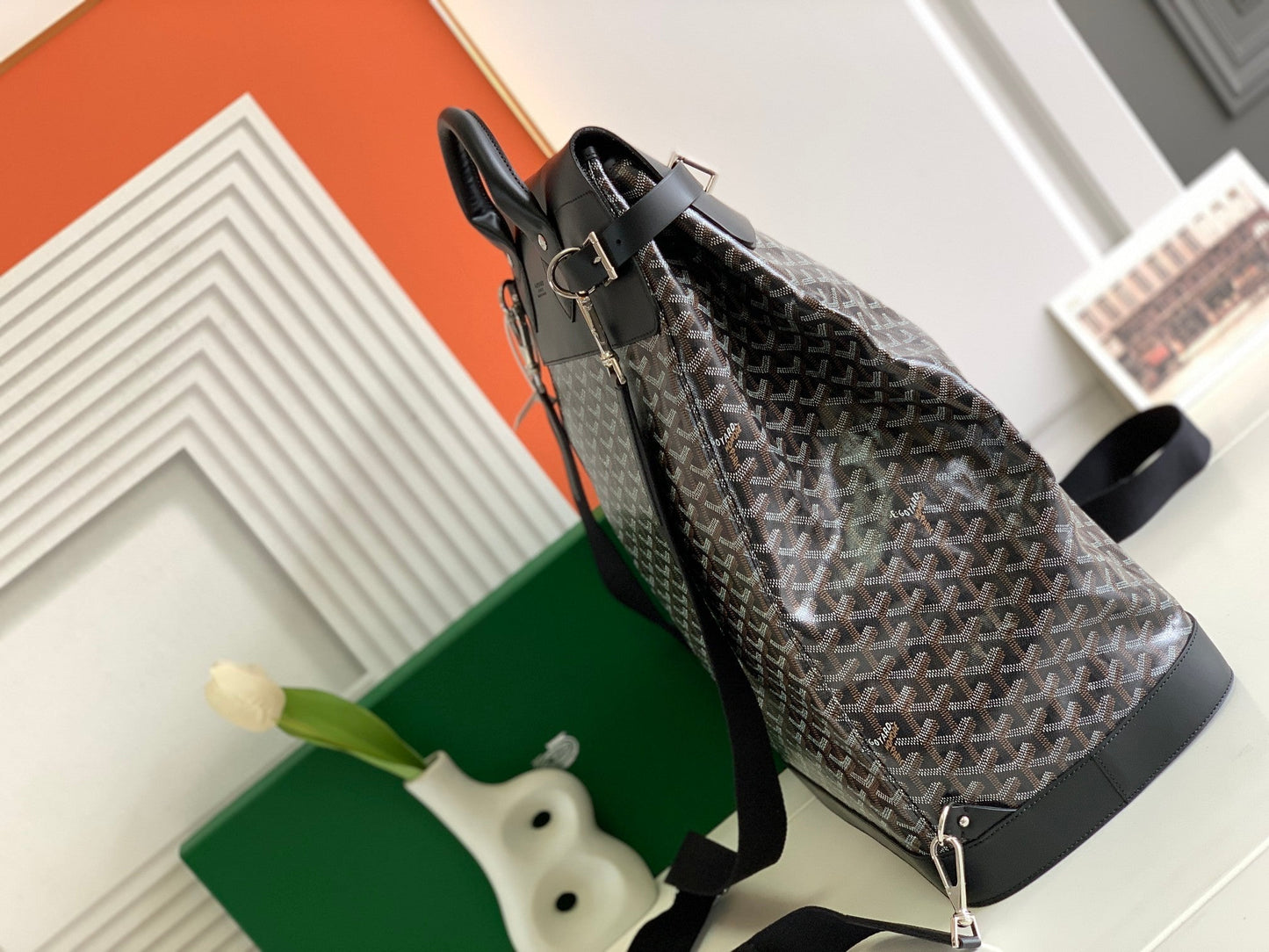 SAC À DISTANCE GOYA STEAMER PM 48 CM EN TOILE NOIRE