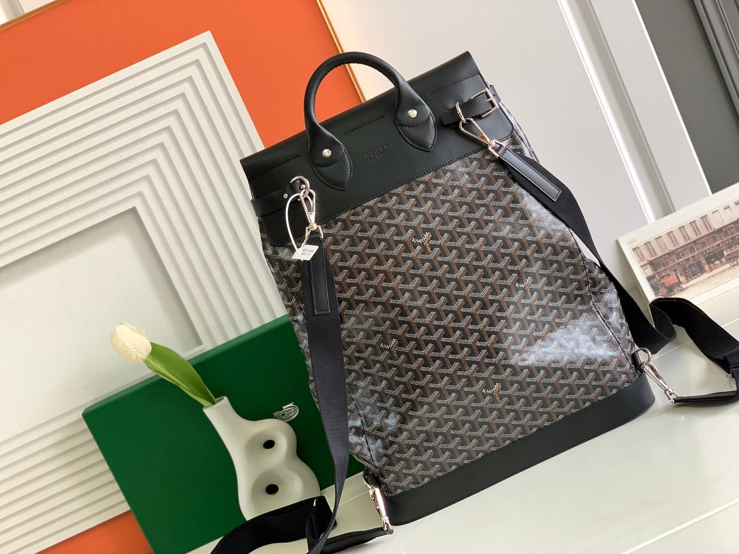 SAC À DISTANCE GOYA STEAMER PM 48 CM EN TOILE NOIRE