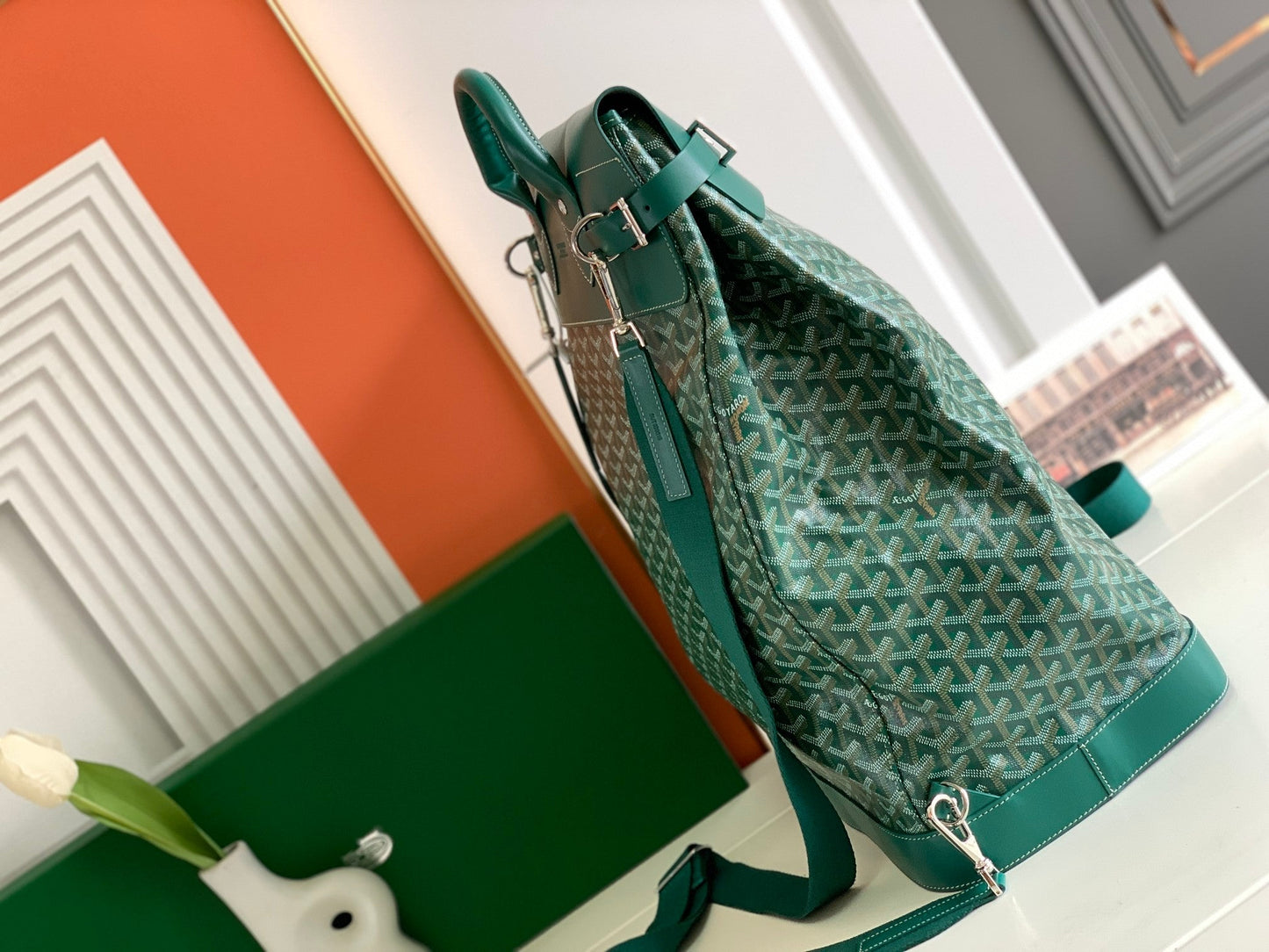 SAC À DOUCHE GOYA PM 48 CM EN TOILE VERTE