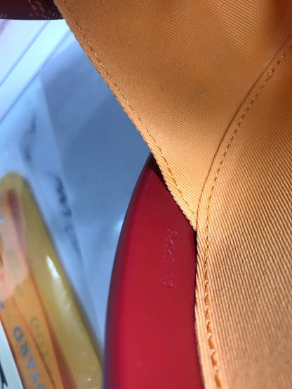 アルト ハットボックス トランクバッグ 18cm レッドキャンバス
