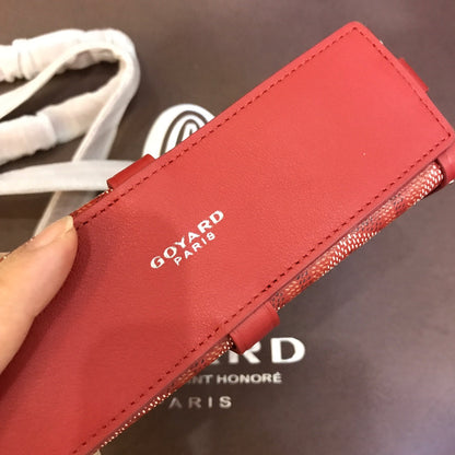 ミノディエール トランクバッグ 17cm レッドキャンバス