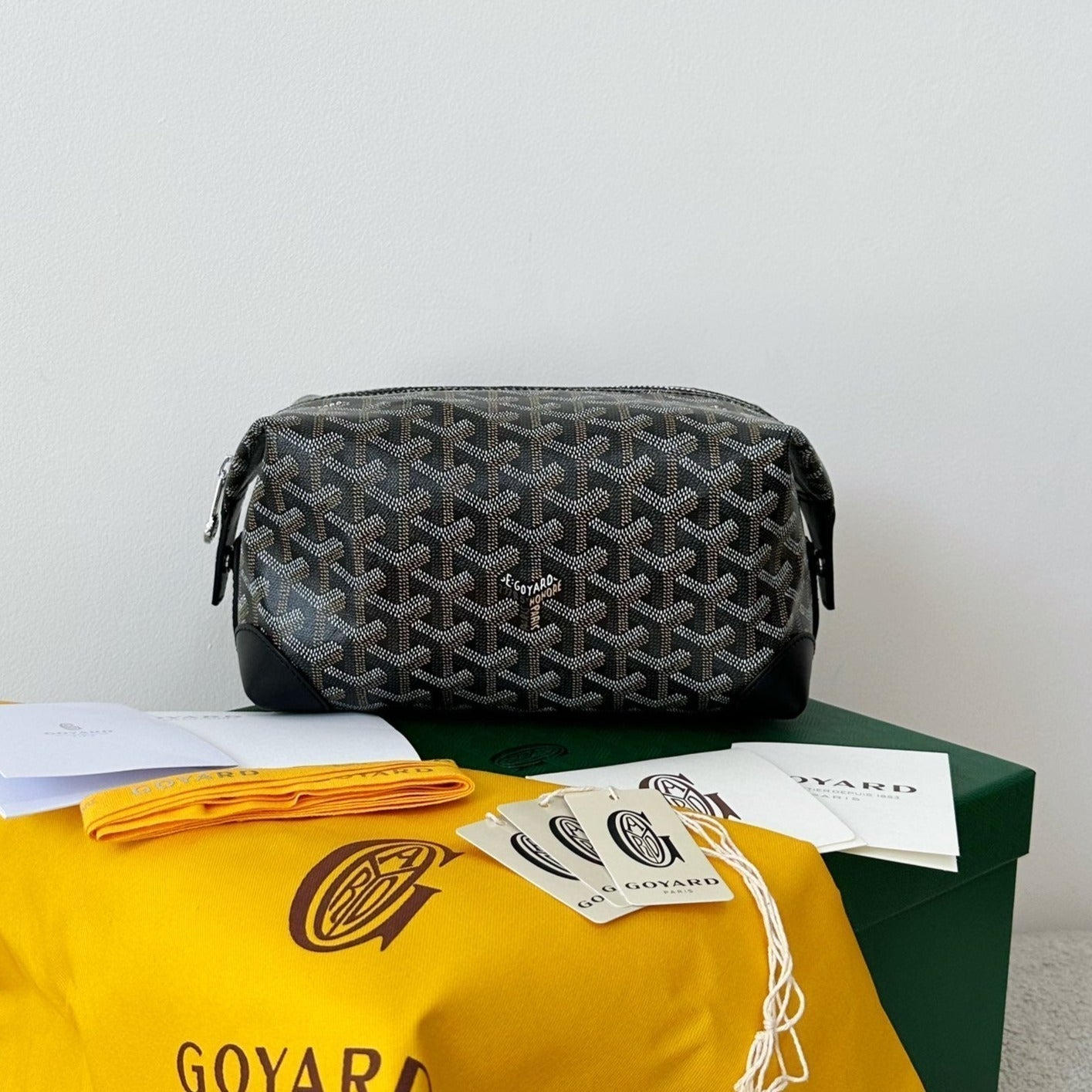 TROUSSE DE COSMÉTIQUE GOYA 24CM TOILE NOIRE