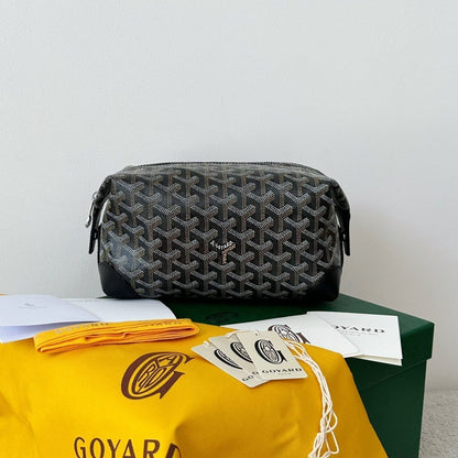 TROUSSE DE COSMÉTIQUE GOYA 24CM TOILE NOIRE