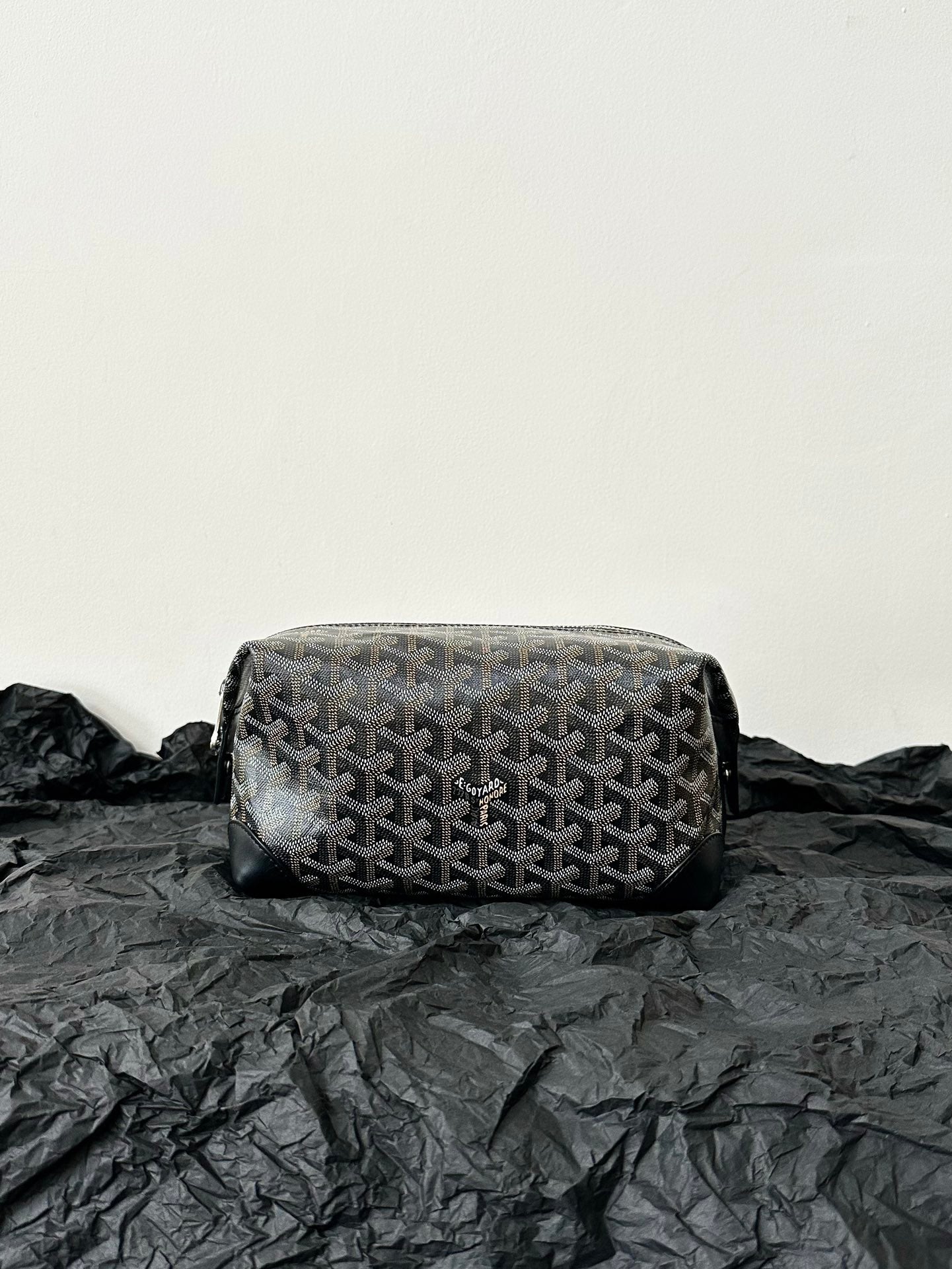 TROUSSE DE COSMÉTIQUE GOYA 24CM TOILE NOIRE