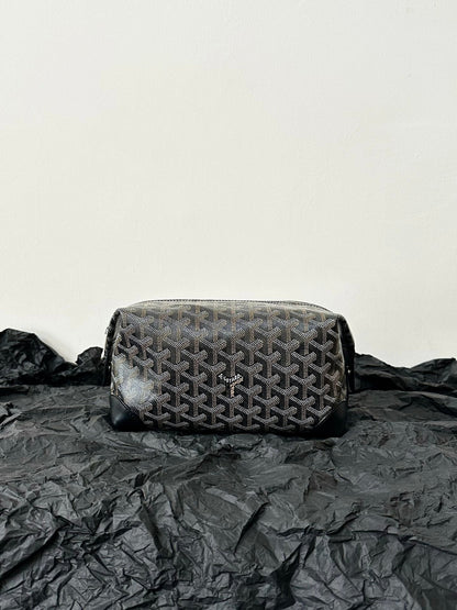 TROUSSE DE COSMÉTIQUE GOYA 24CM TOILE NOIRE