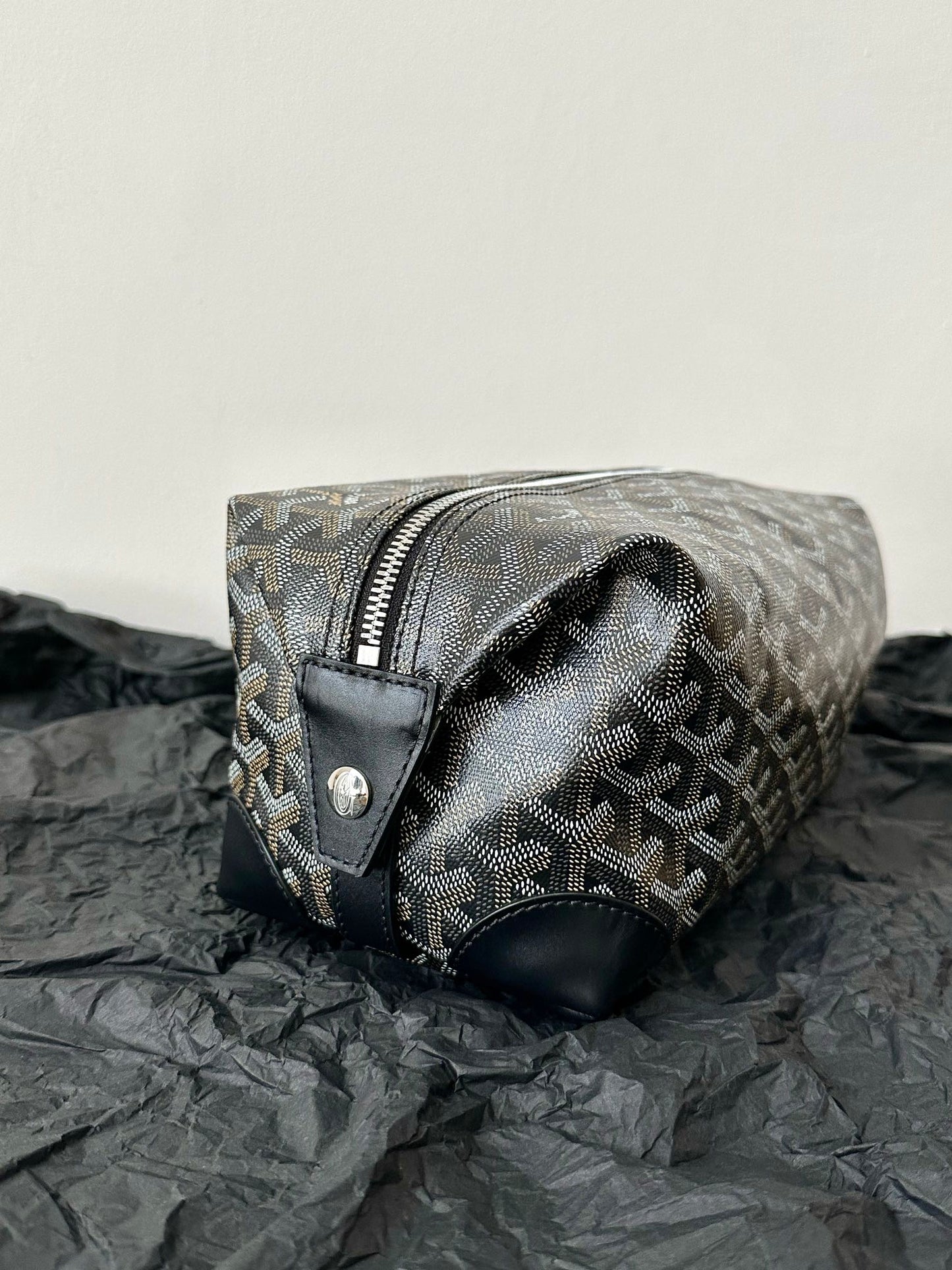 TROUSSE DE COSMÉTIQUE GOYA 24CM TOILE NOIRE