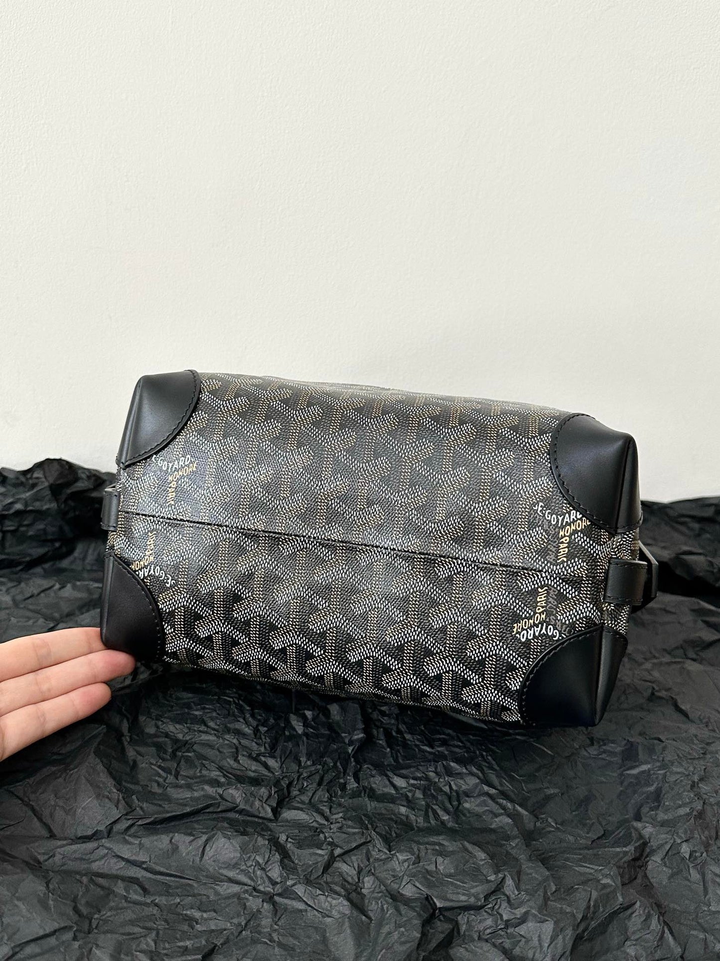 TROUSSE DE COSMÉTIQUE GOYA 24CM TOILE NOIRE
