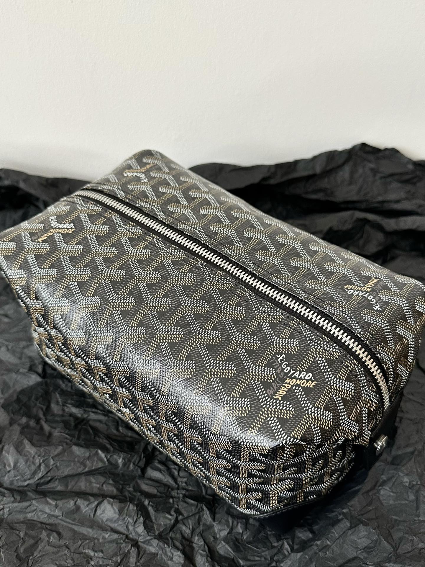 TROUSSE DE COSMÉTIQUE GOYA 24CM TOILE NOIRE