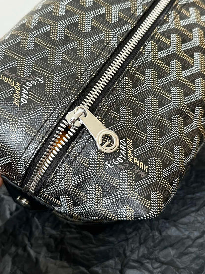 TROUSSE DE COSMÉTIQUE GOYA 24CM TOILE NOIRE