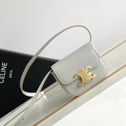 ティーン トリオンフ 11cm グレー カーフスキン