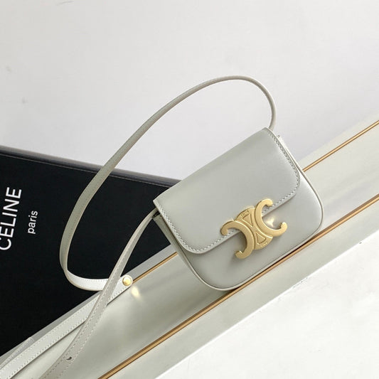 TEEN TRIOMPHE 11CM CUIR DE VEAU GRIS