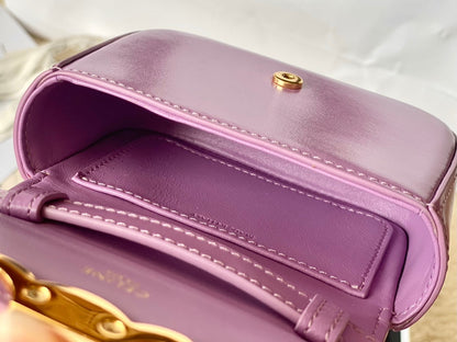 TEEN TRIOMPHE 11CM CUIR DE VEAU VIOLET